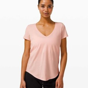 Lululemon Love Tee V Pink Mist